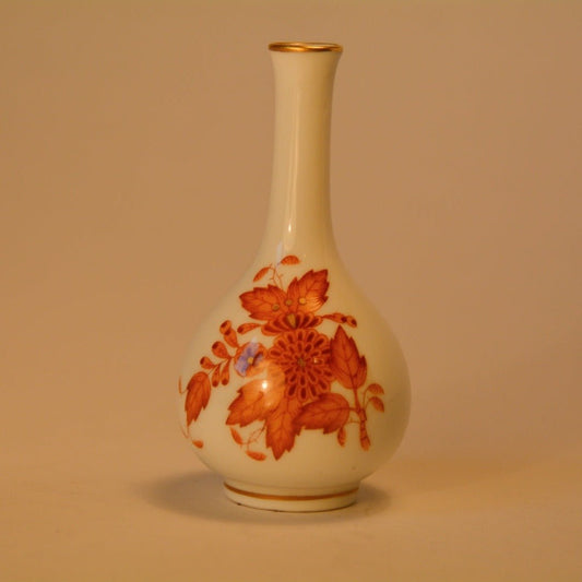 Miniature hand-painted vase by Herend | Miniatuurvaas - antique-vintagedepot