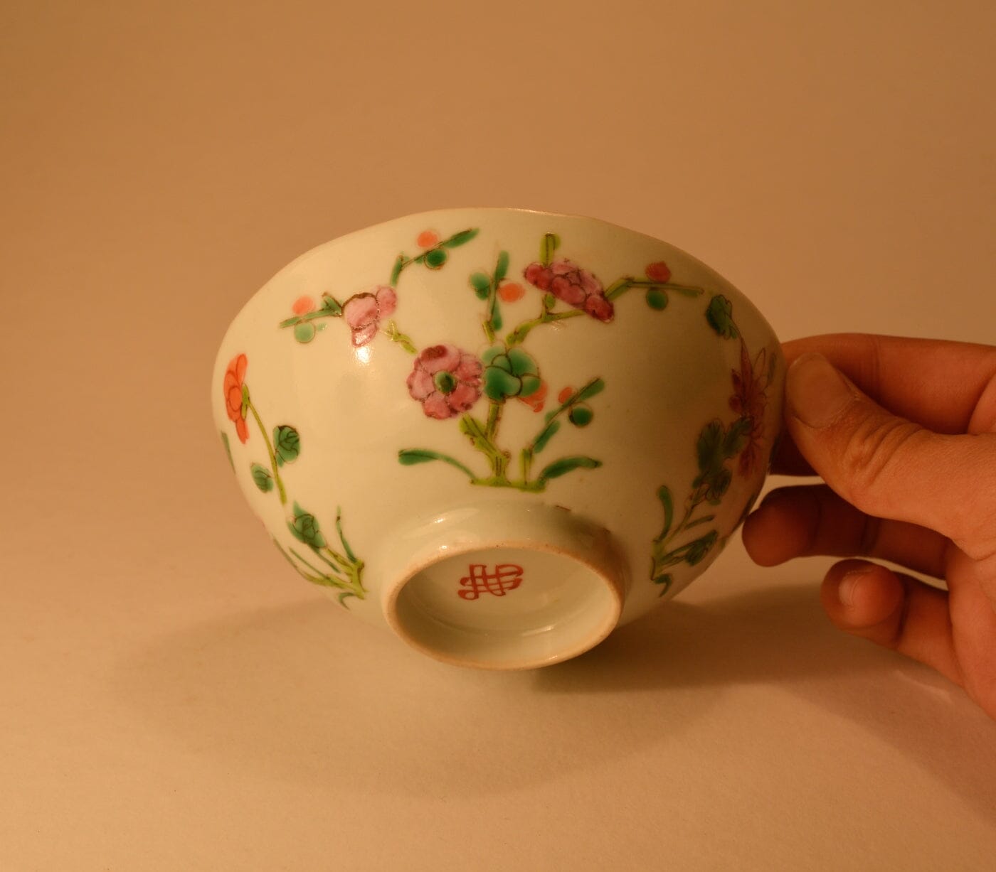 Antique Chinese Rice Cup | Antiek Chinese rijstkom - antique-vintagedepot