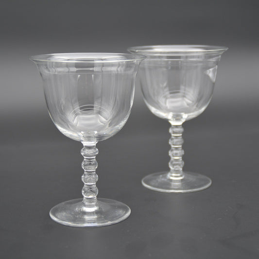 Antique Port/Wine Glasses by K.P.C. de Bazel Leerdam | Antieke K.P.C. de Bazel Leerdam Wijnglazen - antique-vintagedepot