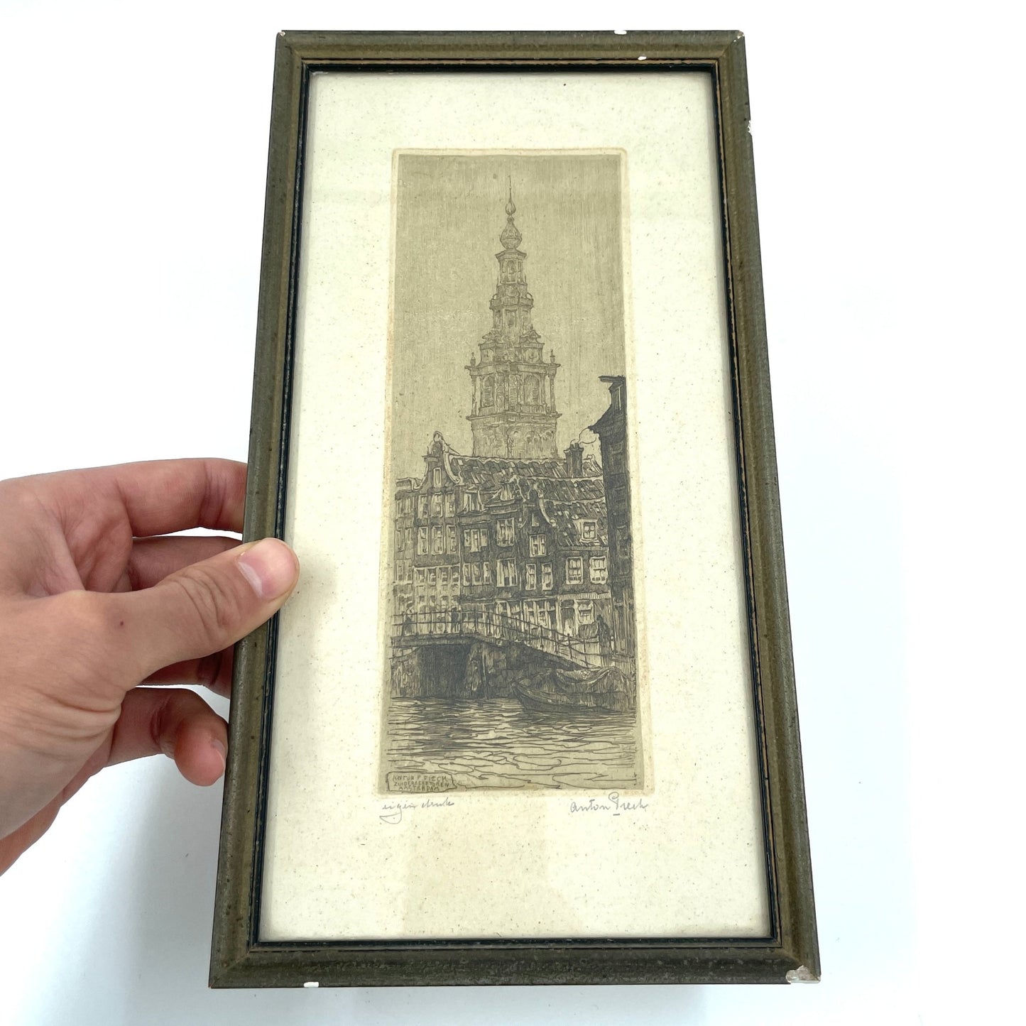 Anton Pieck (1895-1987) Zuiderkerk Tower Amsterdam | Anton Pieck Zuiderkerk toren Amsterdam - antique-vintagedepot