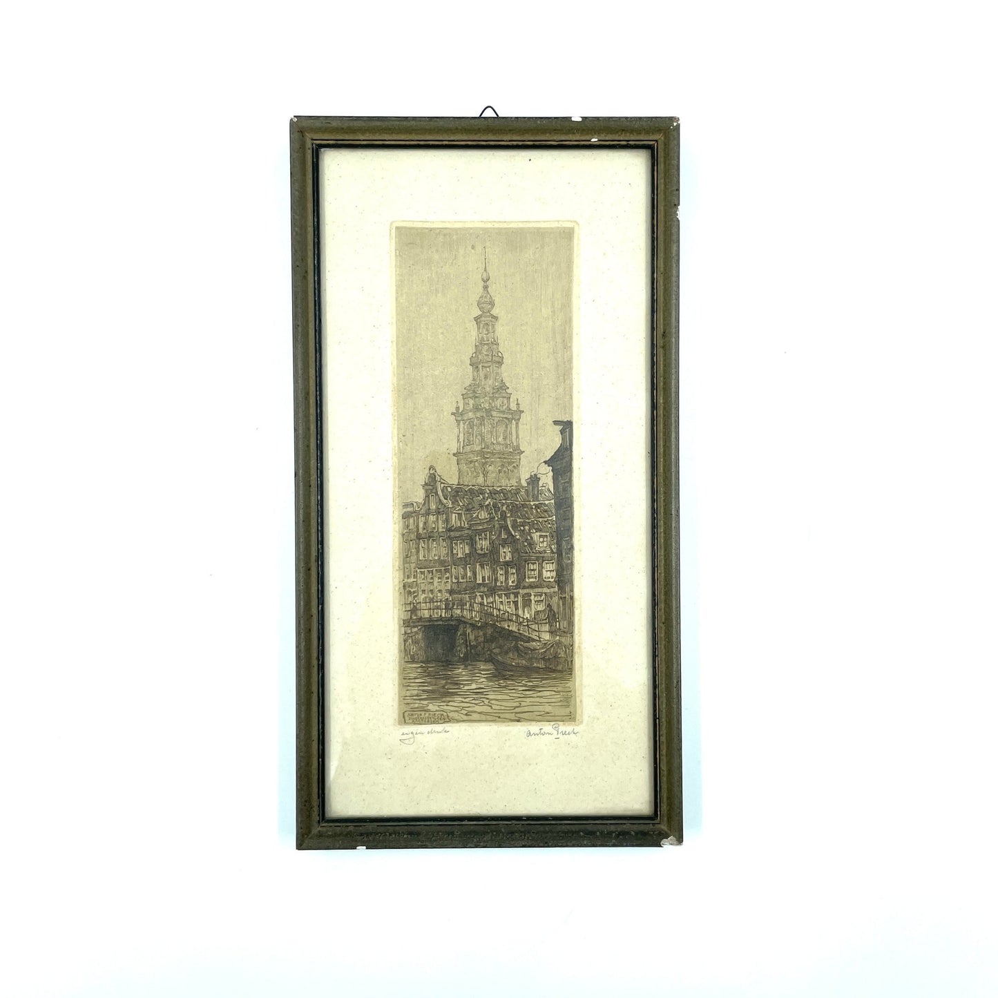 Anton Pieck (1895-1987) Zuiderkerk Tower Amsterdam | Anton Pieck Zuiderkerk toren Amsterdam - antique-vintagedepot