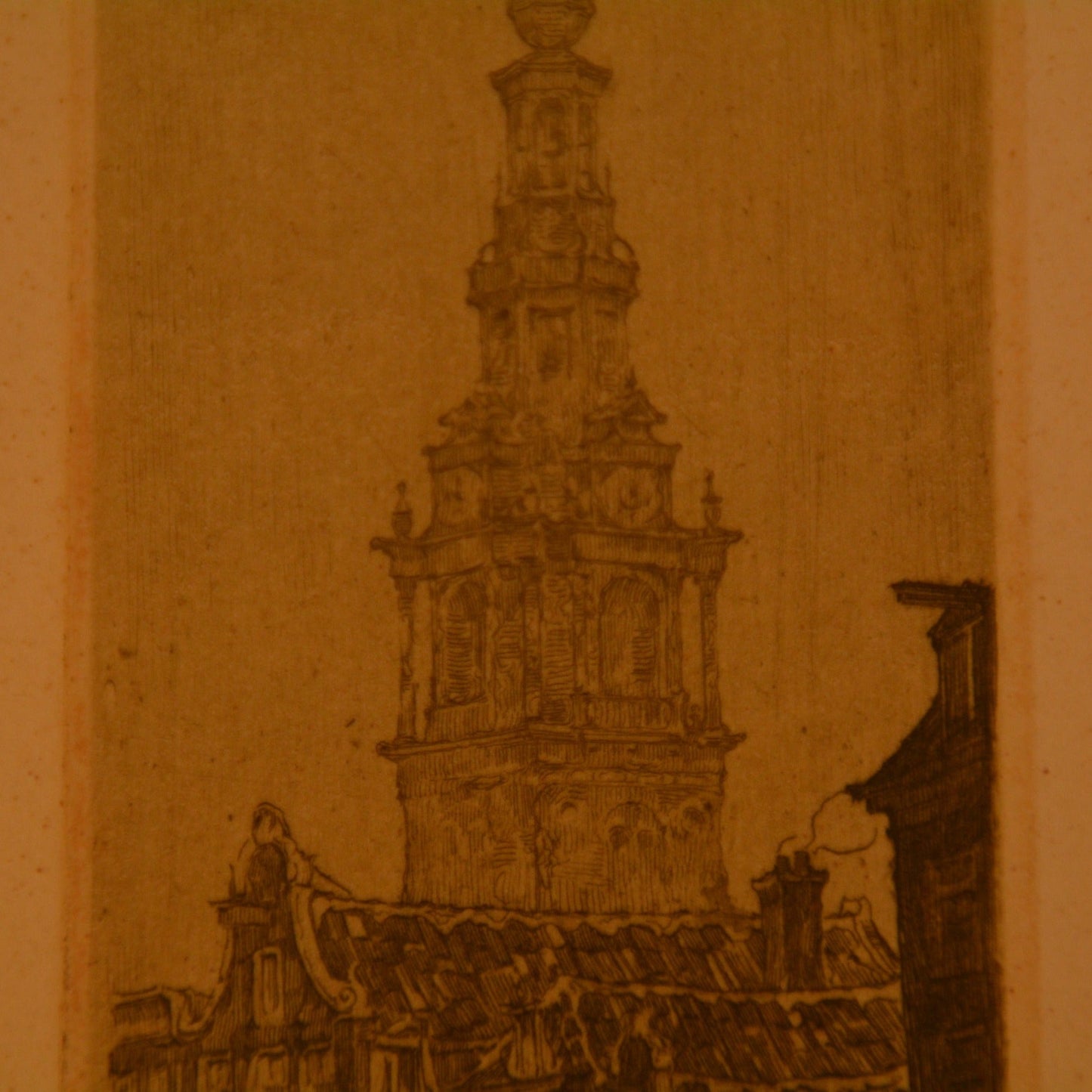 Anton Pieck (1895-1987) Zuiderkerk Tower Amsterdam | Anton Pieck Zuiderkerk toren Amsterdam - antique-vintagedepot