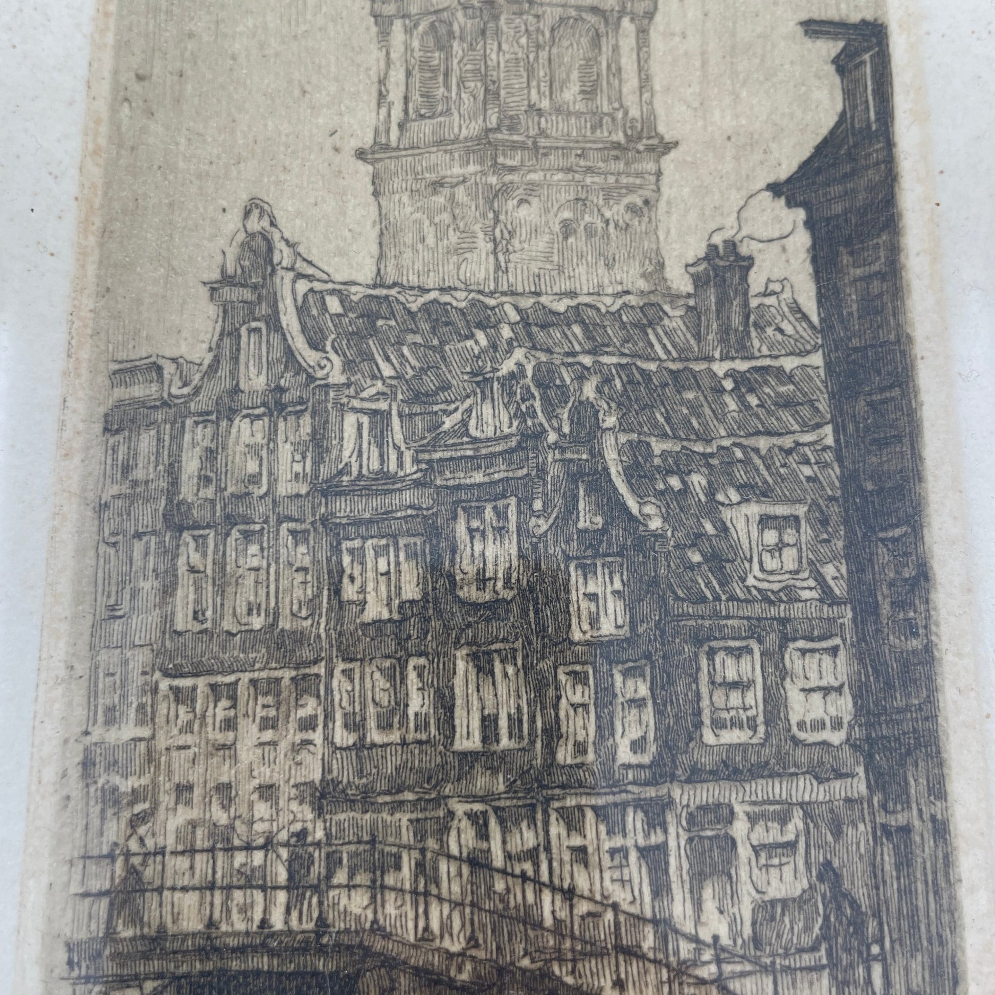 Anton Pieck (1895-1987) Zuiderkerk Tower Amsterdam | Anton Pieck Zuiderkerk toren Amsterdam - antique-vintagedepot