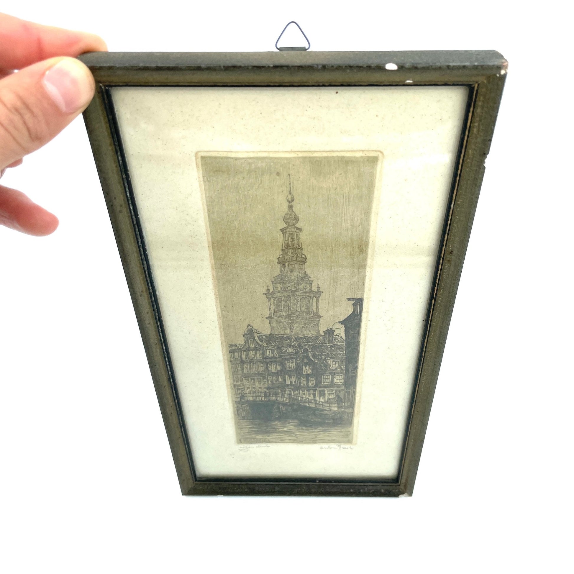 Anton Pieck (1895-1987) Zuiderkerk Tower Amsterdam | Anton Pieck Zuiderkerk toren Amsterdam - antique-vintagedepot