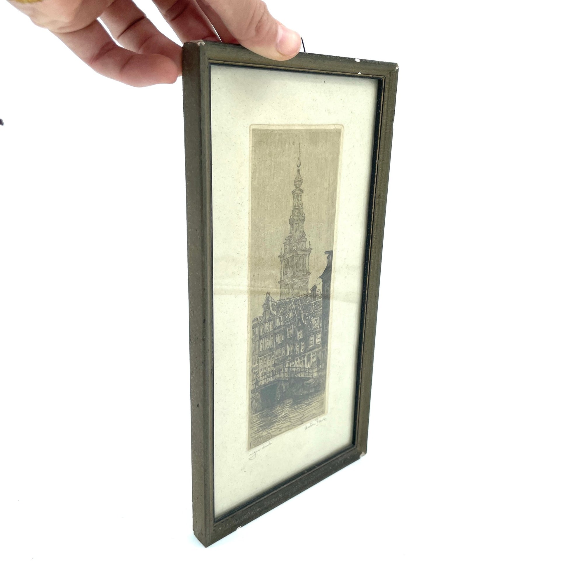 Anton Pieck (1895-1987) Zuiderkerk Tower Amsterdam | Anton Pieck Zuiderkerk toren Amsterdam - antique-vintagedepot