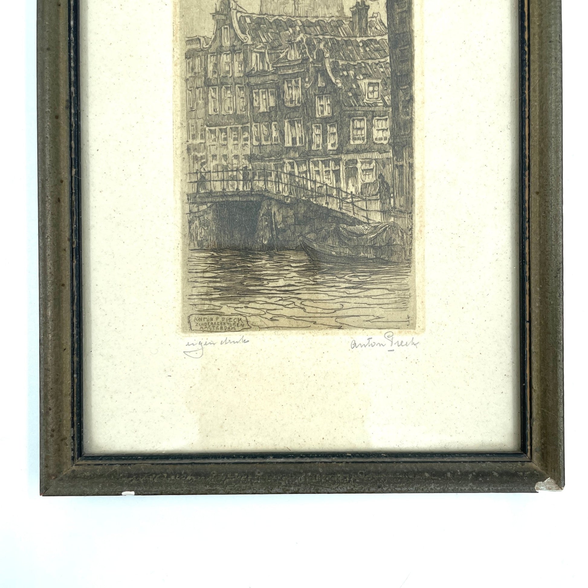 Anton Pieck (1895-1987) Zuiderkerk Tower Amsterdam | Anton Pieck Zuiderkerk toren Amsterdam - antique-vintagedepot