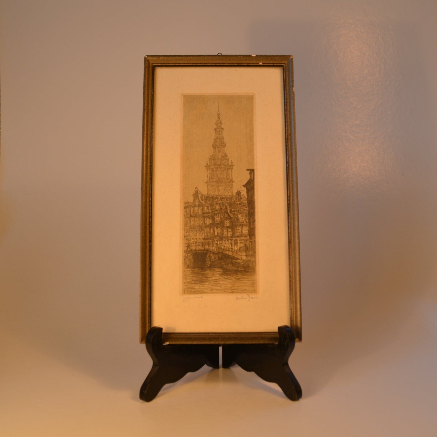 Anton Pieck (1895-1987) Zuiderkerk Tower Amsterdam | Anton Pieck Zuiderkerk toren Amsterdam - antique-vintagedepot