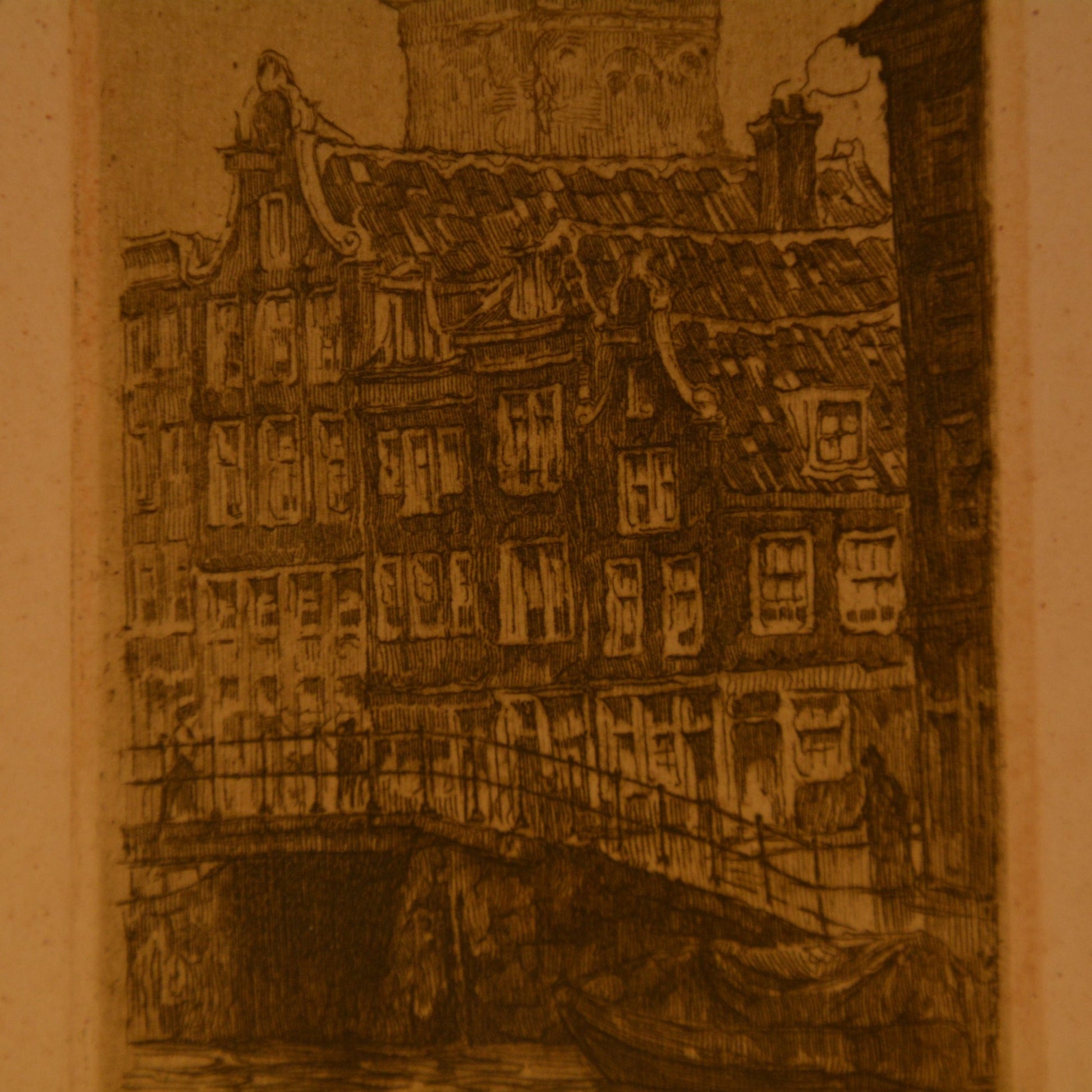 Anton Pieck (1895-1987) Zuiderkerk Tower Amsterdam | Anton Pieck Zuiderkerk toren Amsterdam - antique-vintagedepot