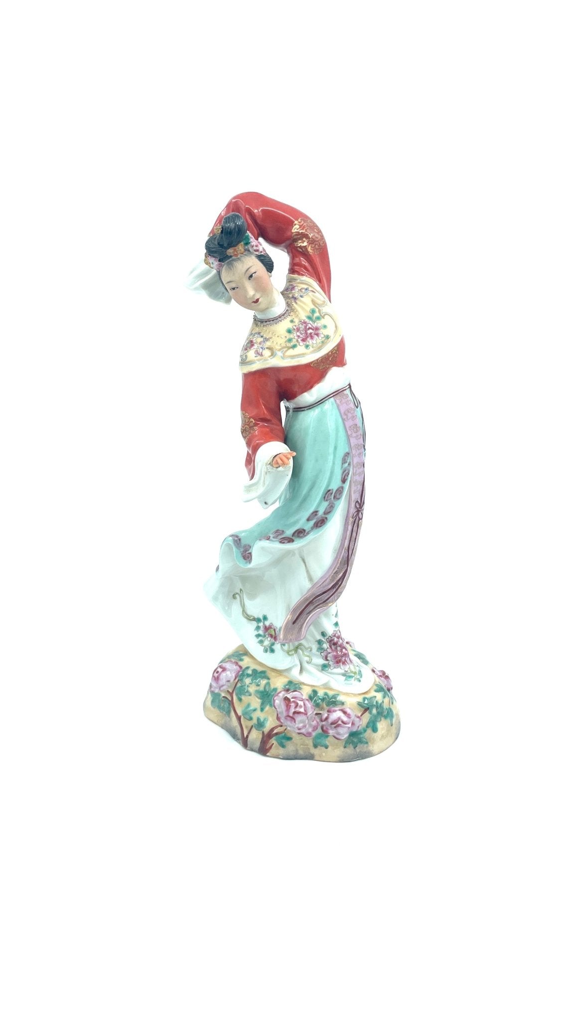 Aziatische/Chinees Beeld Geisha - antique-vintagedepot