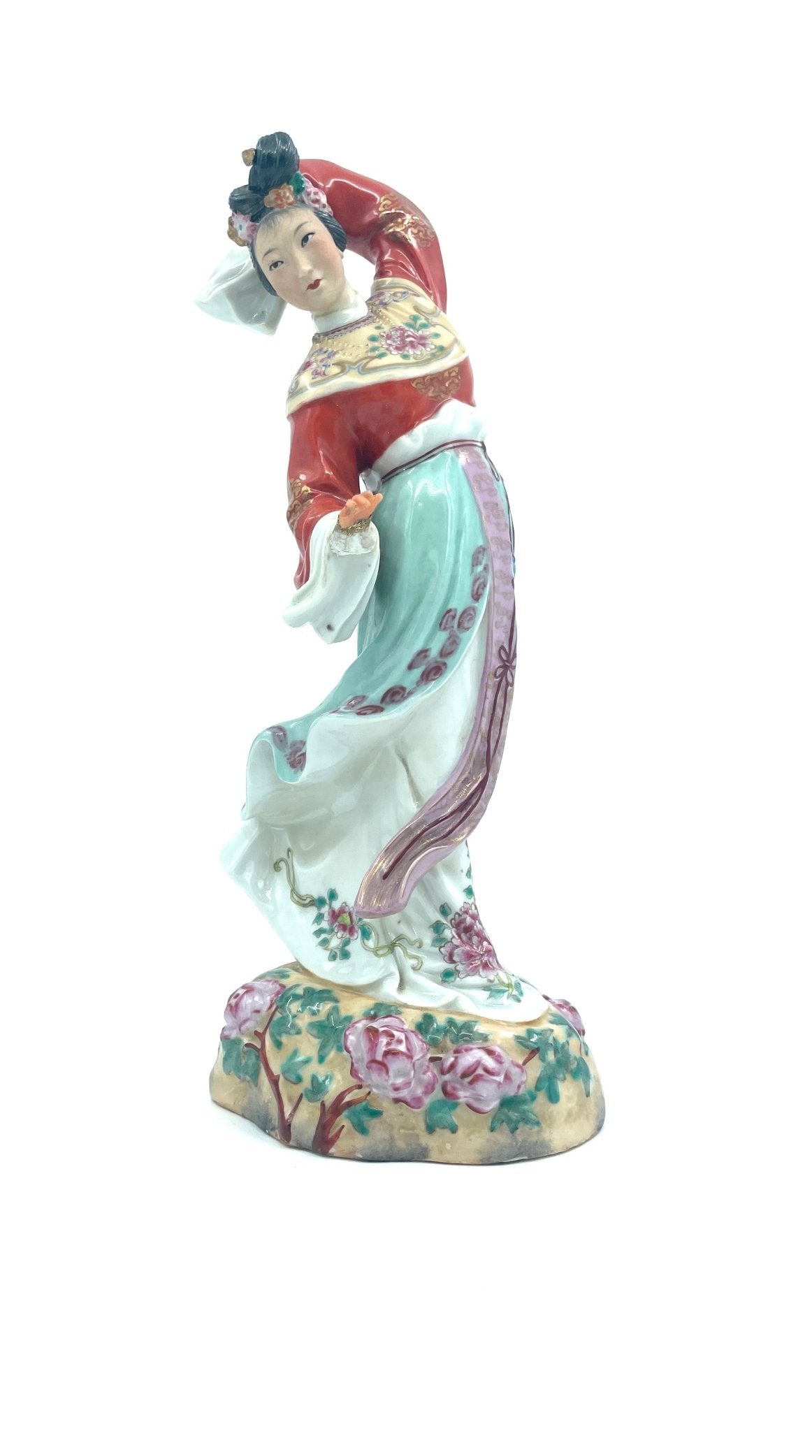 Aziatische/Chinees Beeld Geisha - antique-vintagedepot