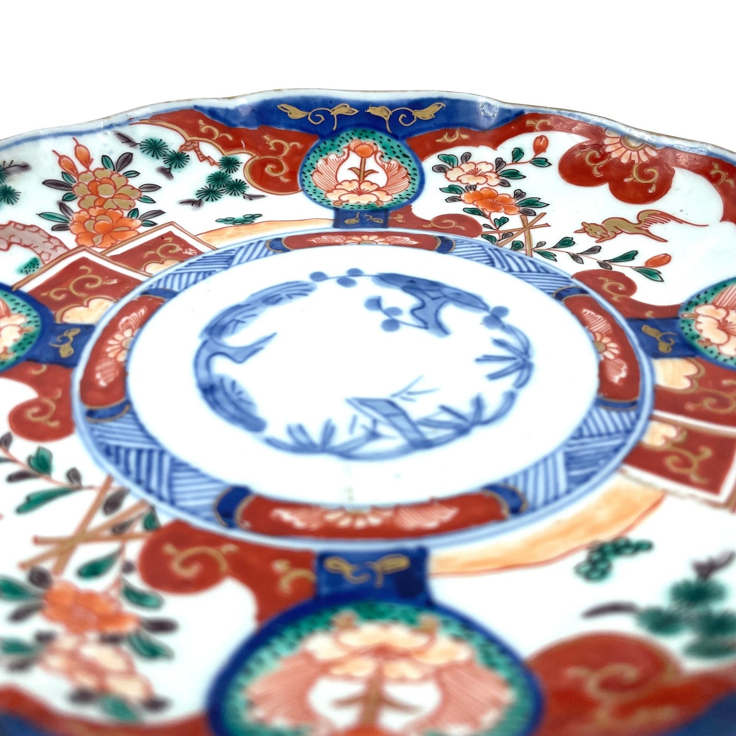 Japans Porseleinen Imari Bord (circa 1900) - antique-vintagedepot