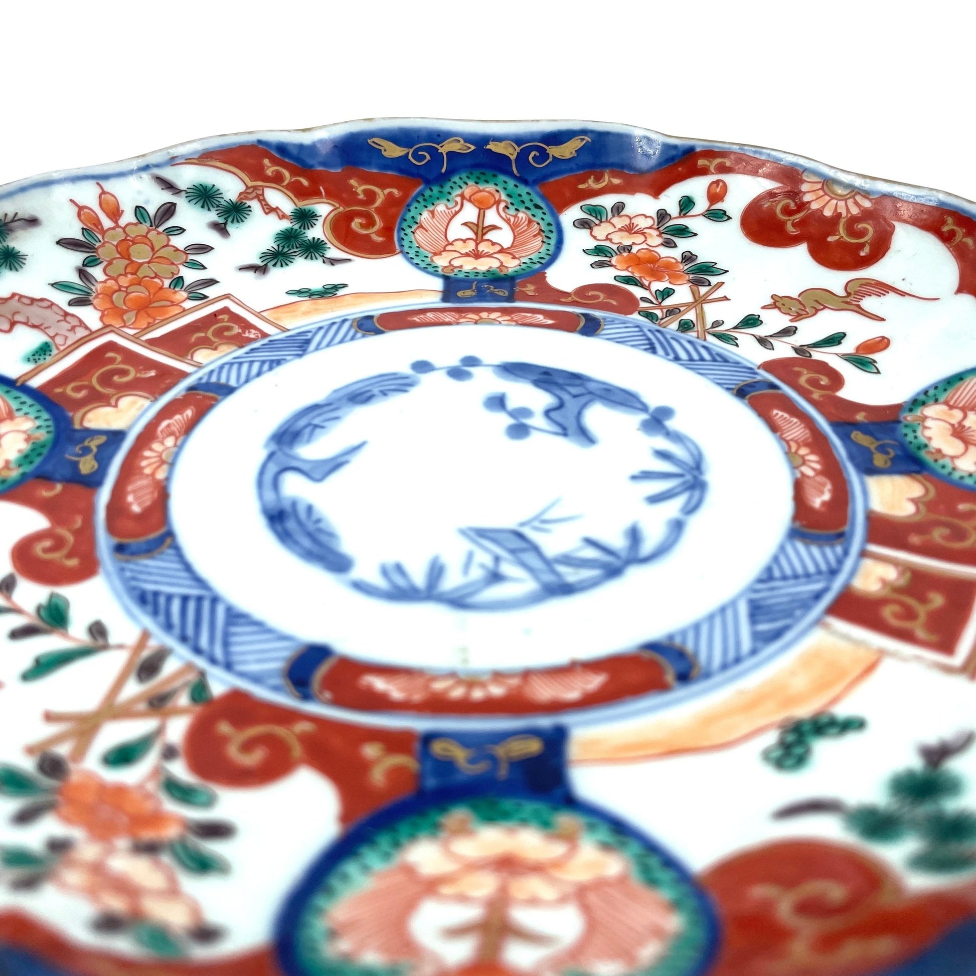 Japans Porseleinen Imari Bord (circa 1900) - antique-vintagedepot