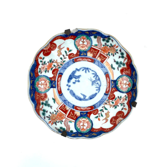 Japans Porseleinen Imari Bord (circa 1900) - antique-vintagedepot