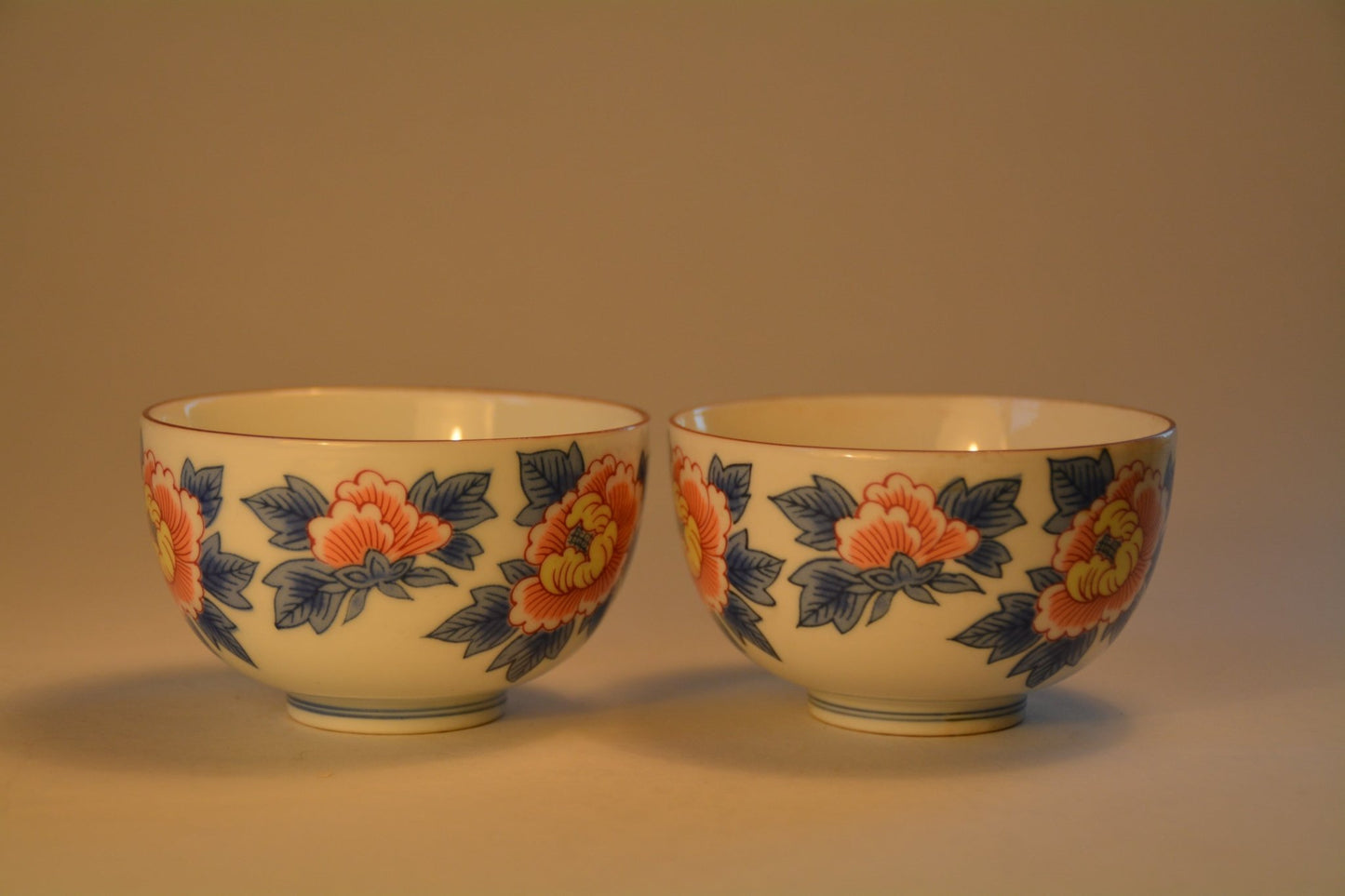 Vintage Chinese Cups | Chinese vintage kommetjes - antique-vintagedepot